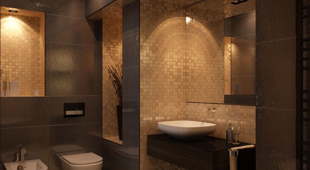Дизайн квартиры в стиле конструктивизм - ванная комната